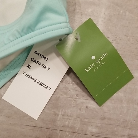 💕KATE SPADE💕 Georgica Beach Bikini Bottom Blue - Picture 11 of 12